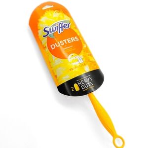 New Heavy Duty Dusters Starter Kit  6" Handle With Two Disposable Dusters